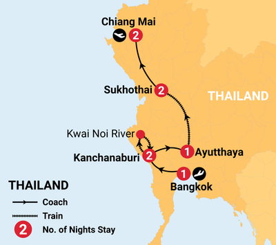 9 day thailand tour