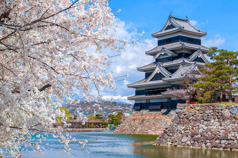 Matsumoto Castle is one of the most complete and beautiful among Japans original castles in Matsumoto, Japan.