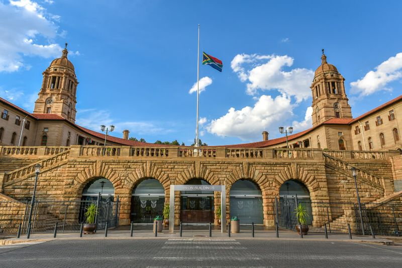 A view of the Union Building in South Africa.