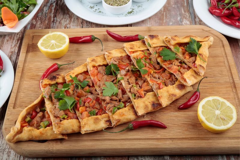 The traditional Turkish baked dish called Pide or Turkish Pizza, is an unmissable comfort food.