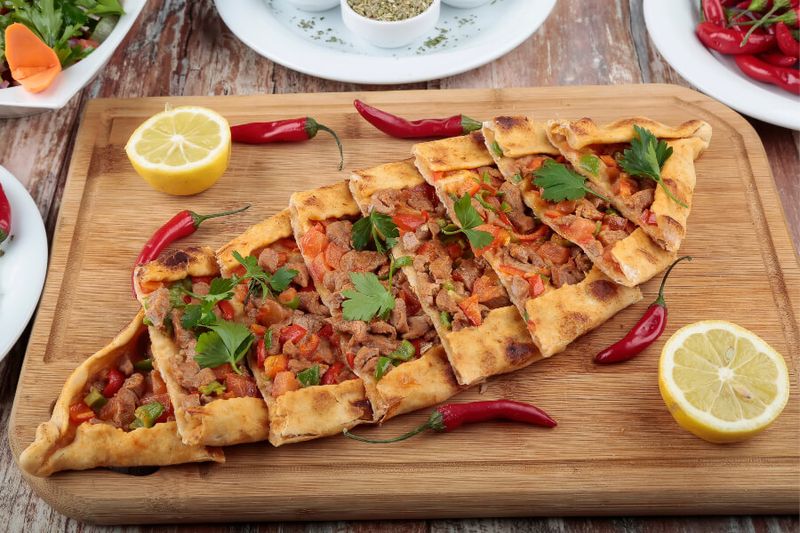 The traditional Turkish baked dish called Pide or Turkish Pizza, is an unmissable comfort food.