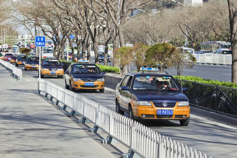 In Beijing, taxis are convenient and cheap.