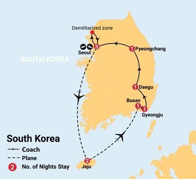 south korea tours package
