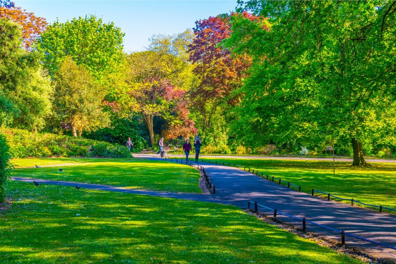 View of the Saint Stephens Green Park.