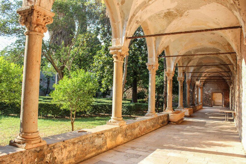 The Benedictine Monastery on the Island of Lokrum.