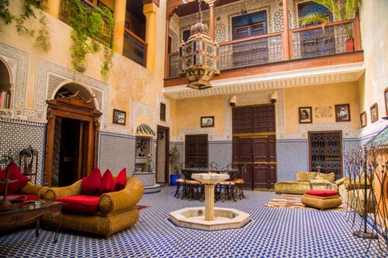 Riad, or a traditional Moroccan home is an unmissable stay for visitors.