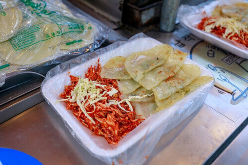 Mandu at the Busan International Film Festival Square in Busan, South Korea.