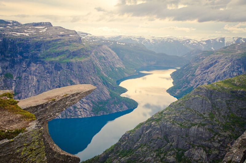 The Hardangerfjord is a perilous, yet stunning natural landscape.