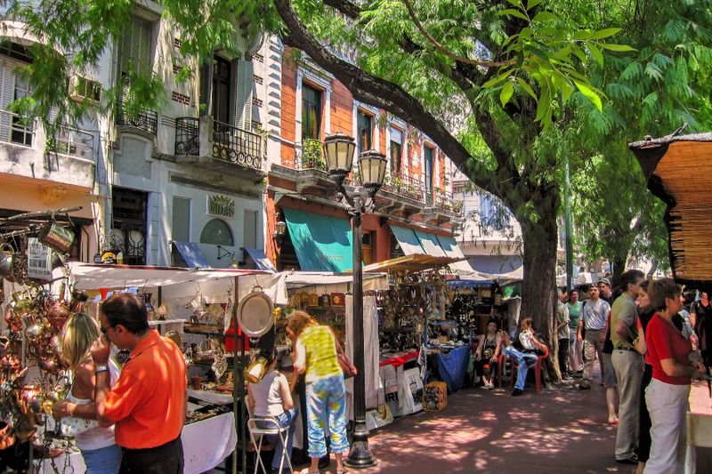 Tourist favourite San Telmo Market in the old town of San Telmo