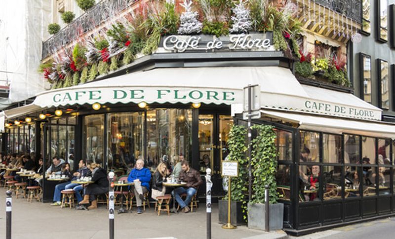 Every tourist wants to sit at a quaint French Cafe and take in the atmosphere.