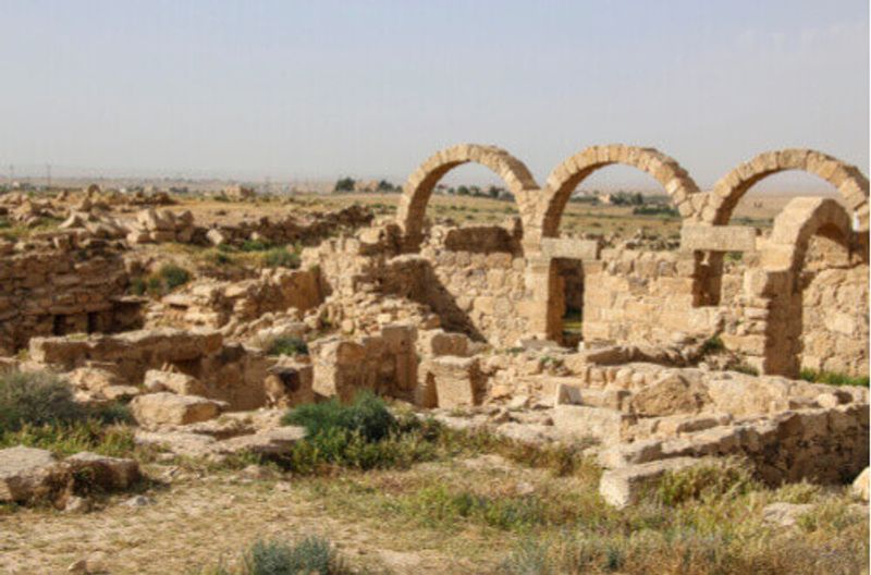The ancient ruins of Umm ar-Rasas of Madaba.