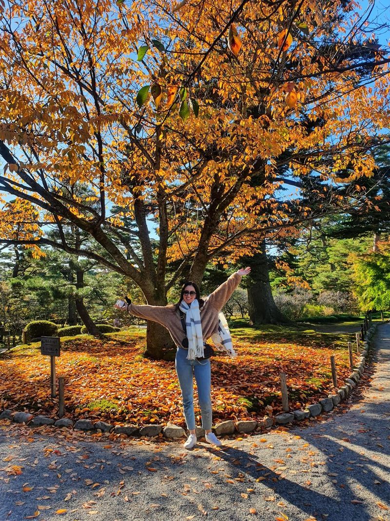 Najah loved Japan's autumn foliage season