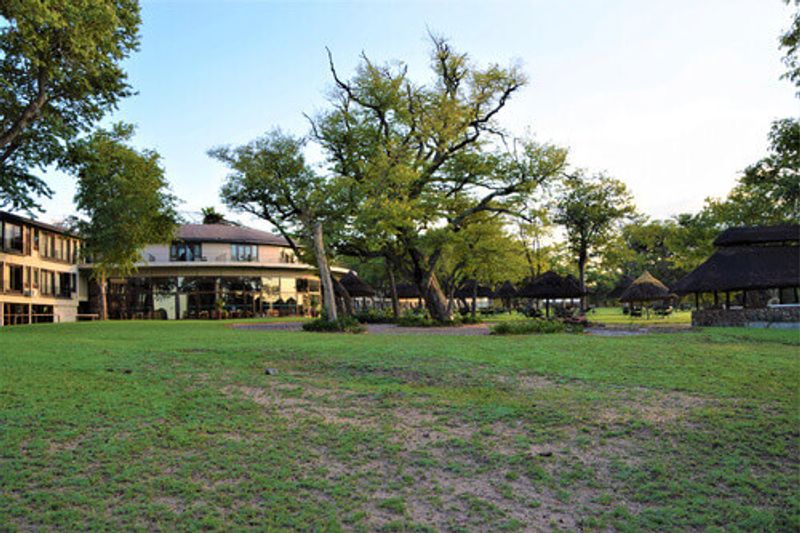 The Safari Lodge National Park exterior in Hwange.