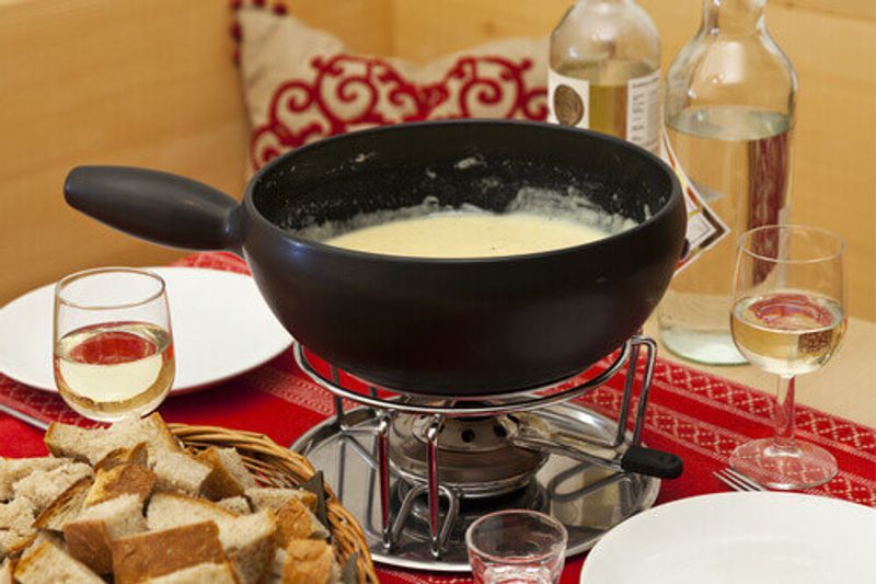 Fondue Cheese in Switzerland