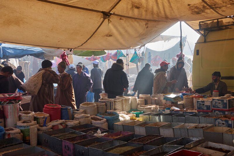 Had Dra Market in Essaouira, Morocco.