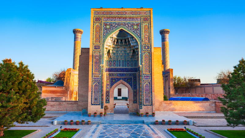 Sitorai Mokhi Khosa Palace in Bukhara