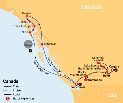 canadian rockies and alaska tour