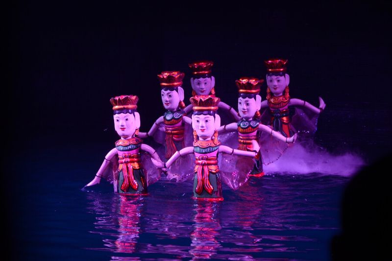 The Water Puppet show has its roots as an art form that dates back to 11th Centur/y