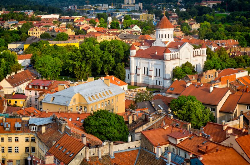 Vilnius Old Town, a UNESCO-listed site, shows Lithuania’s cultural heritage through its architecture, history and traditions.