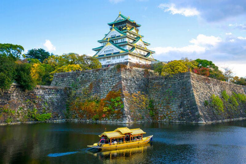 Built in 1583, Osaka Castle used to be a temple