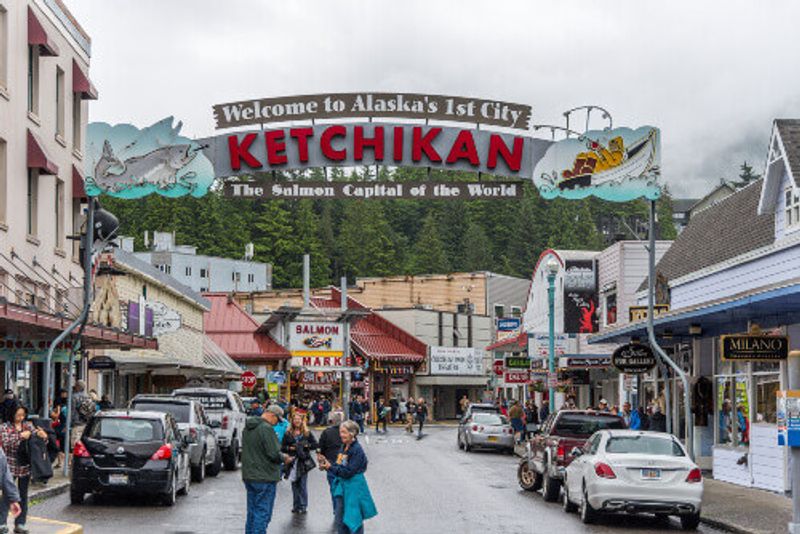 Ketchican, the Salmon capital of the world.