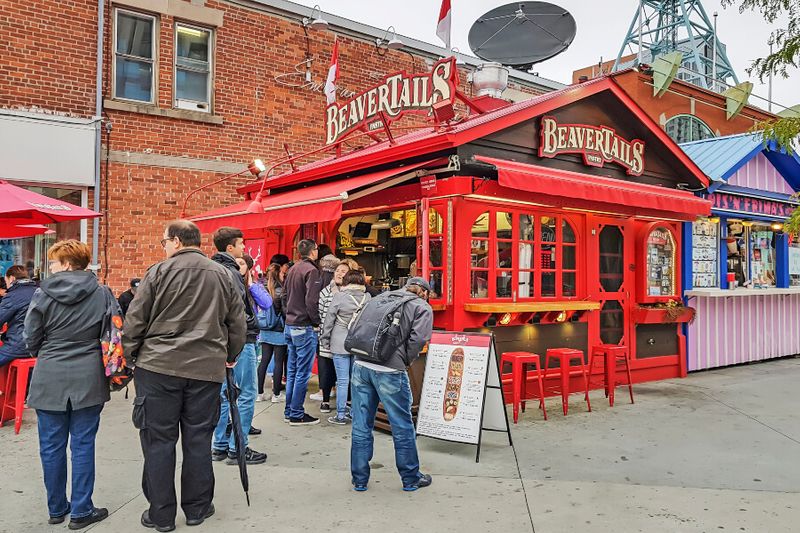 Beavertails pastry shop outside the Byward Market in Ottawa