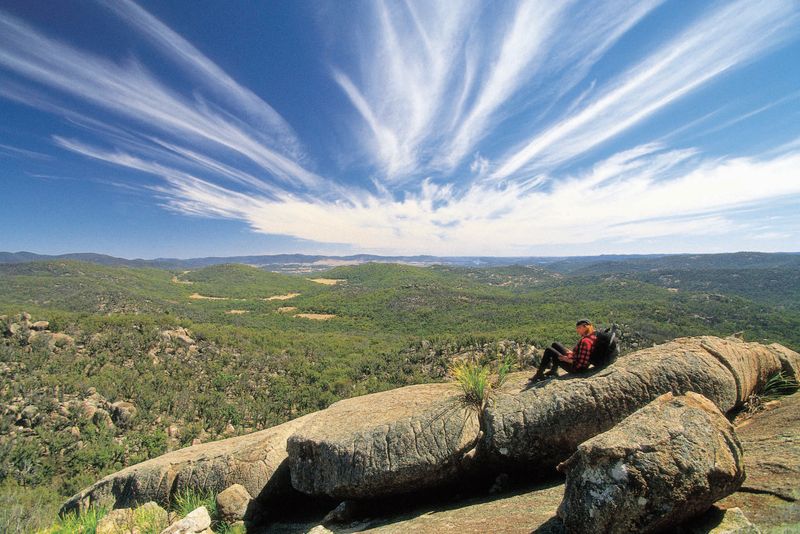Girraween National Park's granite boulders are part of the stunning landscape. Photo: Tourism And Events Queensland