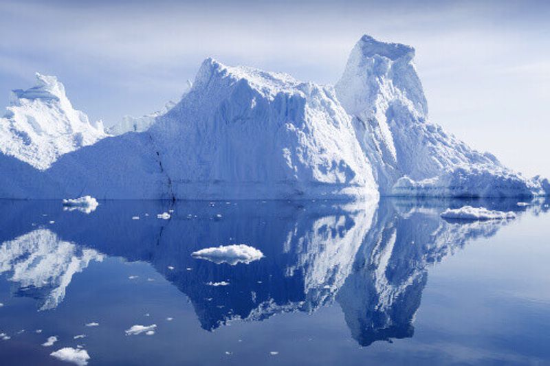 The biggest glacier on the planet, the Jakobshavn Glacier in Ilulissat.