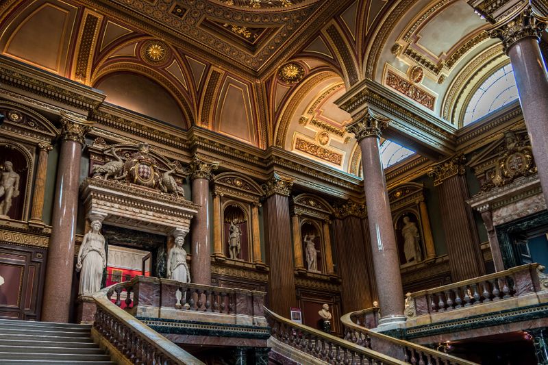 Interior of the FitzWilliam Museum.