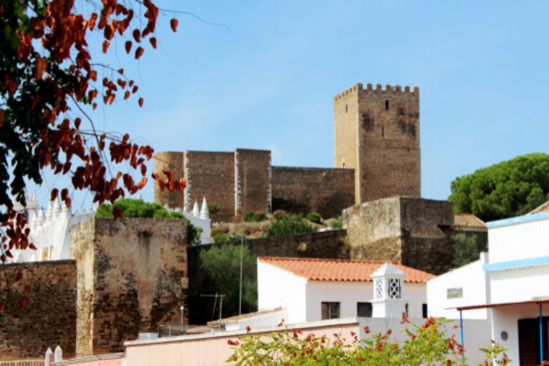 The historic Mertola Castle.