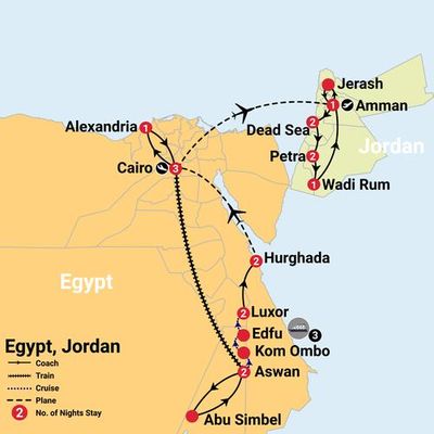 egypt jordan tours from australia