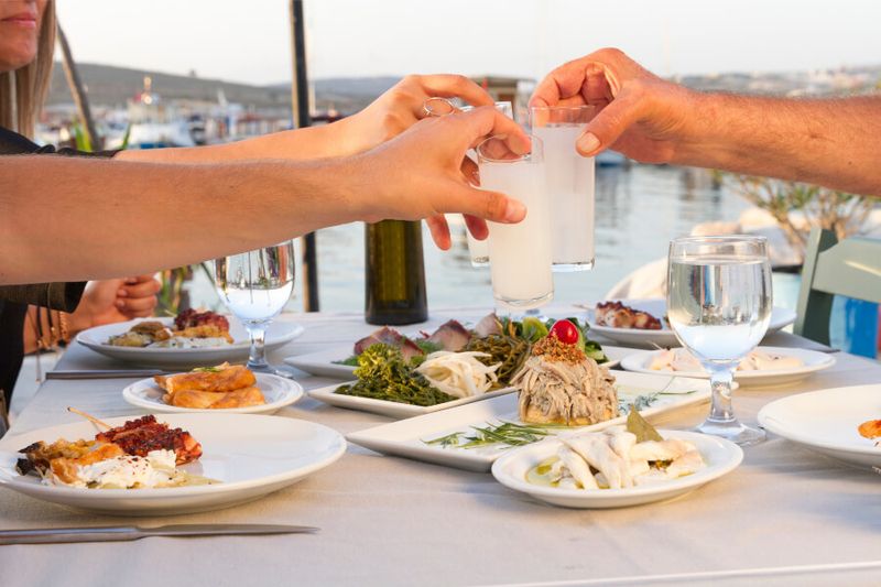 The traditional Turkish drink, Raki is worth exploring street vendors for.