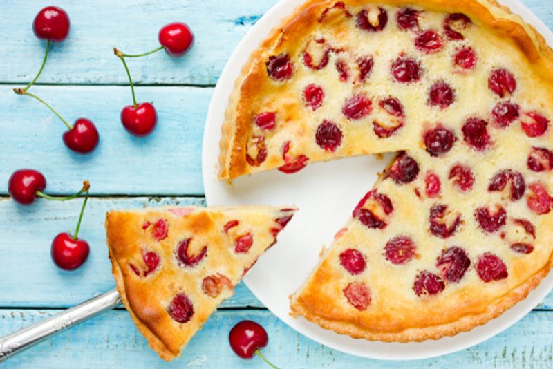Clafoutis is a tasty, tourist favourite dish from France.