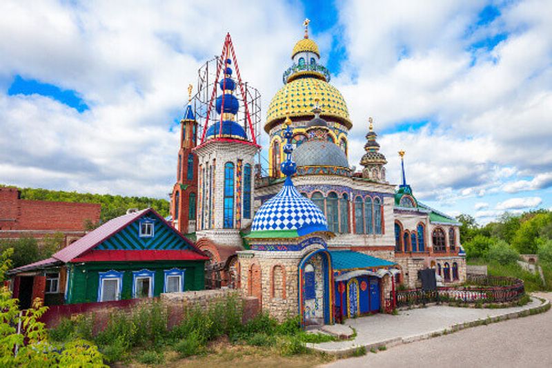 The Temple of All Religions, or the Universal Temple is a complex in the Staroye Arakchino Microdistrict of Kazan.