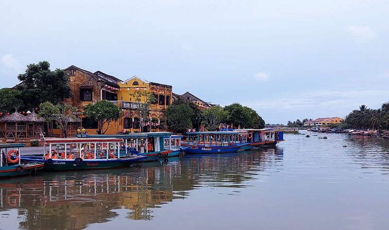 A Moody Evening Overlooking the Thu Bon River in Hoi An