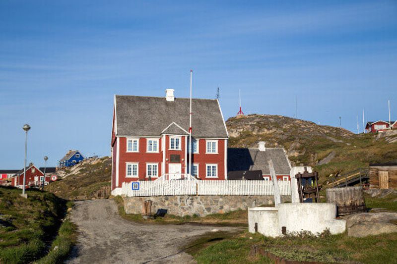 Knud Rasmussen's birthplace, which is now a museum in Ilulissat.