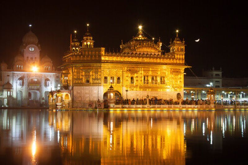 The Golden Temple or Harmandir Sahib also known as Darbar Sahib in Amritsar, Punjab, India.