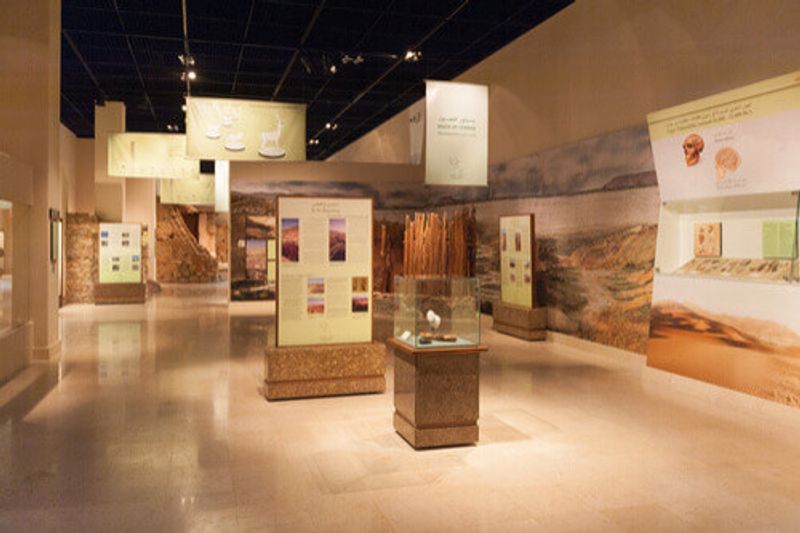 Inside the Jordan Museum Amman, Jordan.