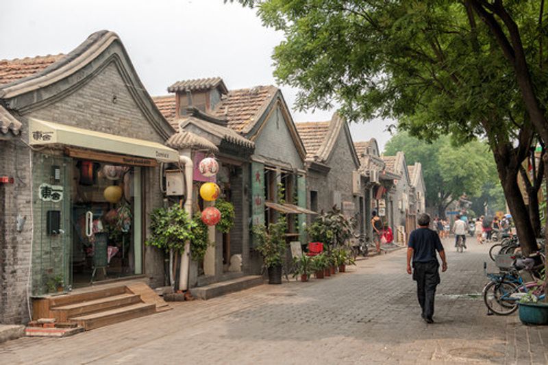 Hutongs today feature homes again, as well as cafes, guesthouses and shops.