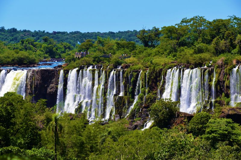 The majestic Iguazu Falls