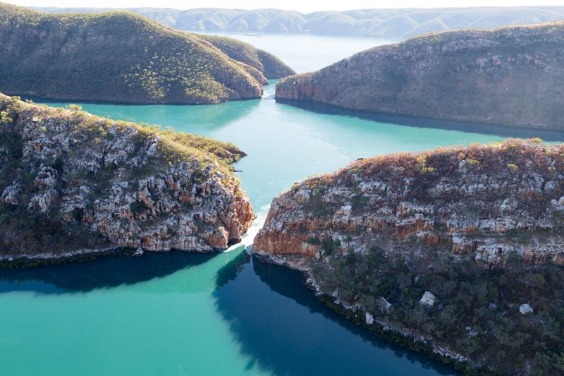See one of the world’s largest tidal changes at Horizontal Falls.
