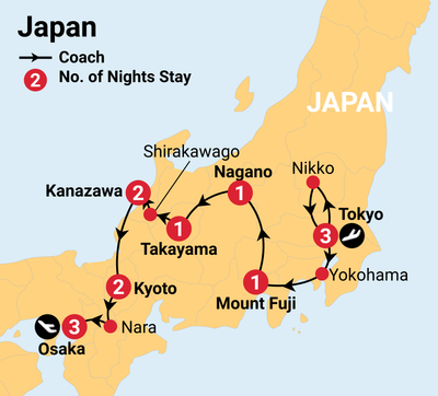 15 Day Spectacular Japan - Inspiring Vacations