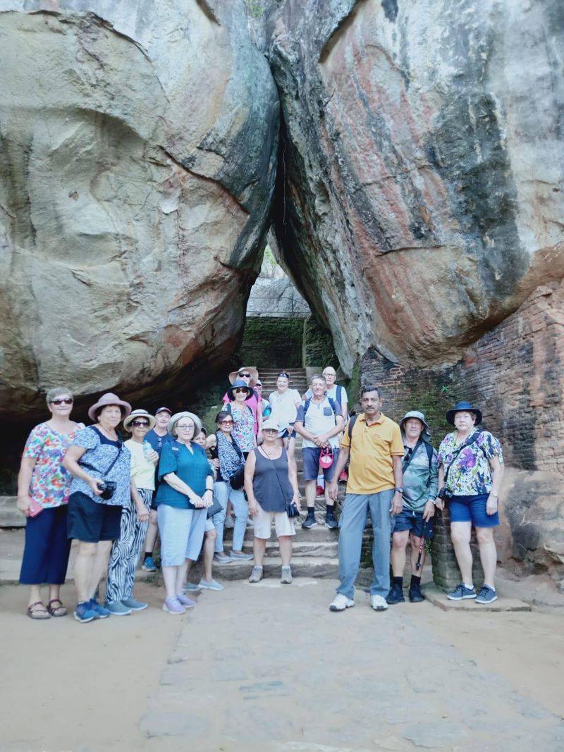 Dianne and Kathryn's group on tour
