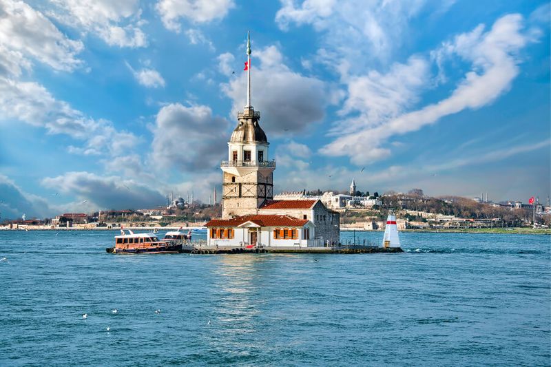 The Maidens Tower in the Bosphorus Strait, is a ancient lighthouse that locals would reccomend visiting.