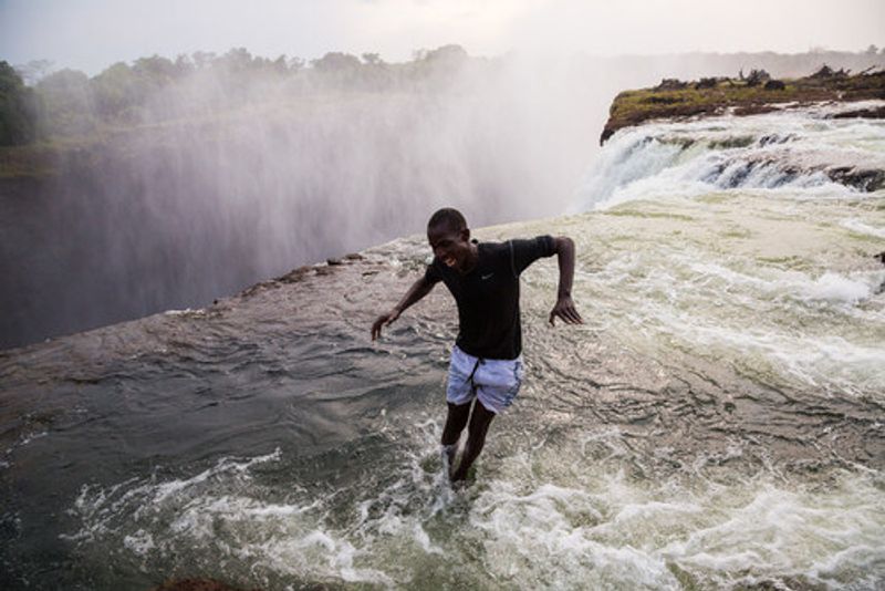 Devil's Pool at Victoria Falls.