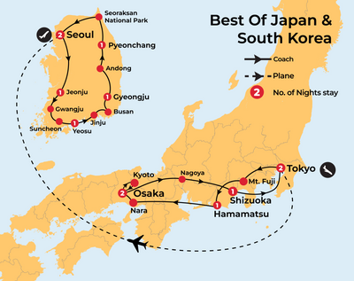 14 Day Best Of Japan South Korea Inspiring Vacations