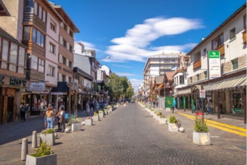A street view of Bariloche, Argentina.