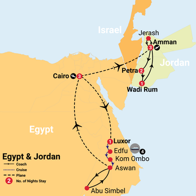 travel talk egypt and jordan