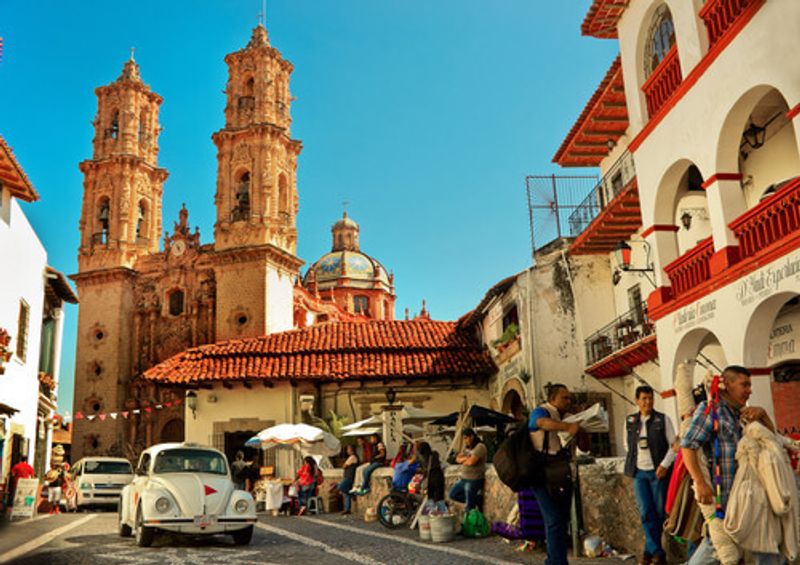 A street in the town of Taxco.