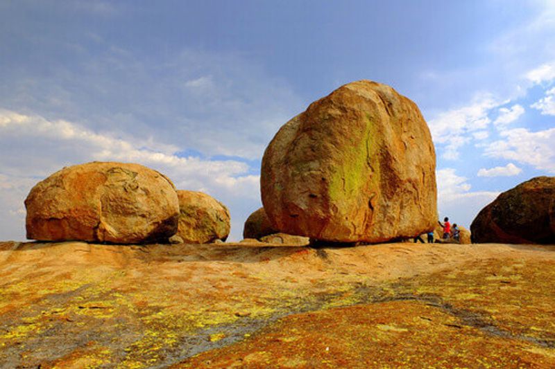 Famous rock formations or Balancing Rocks, in Matobo National Park.